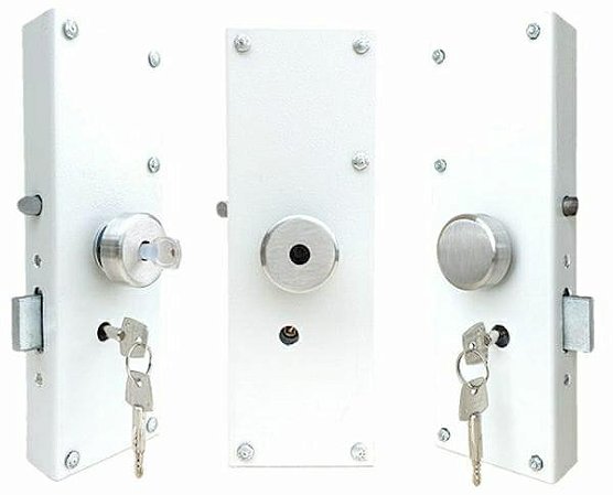 FECHADURA C/ CHAVE UNIFICADA ESCOLAR 35X100X300 MM * ESQUERDA TETRA - BKF