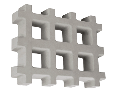 PISOGRAMA DE CONCRETO 33X43X07CM ( 7PÇ/M²)