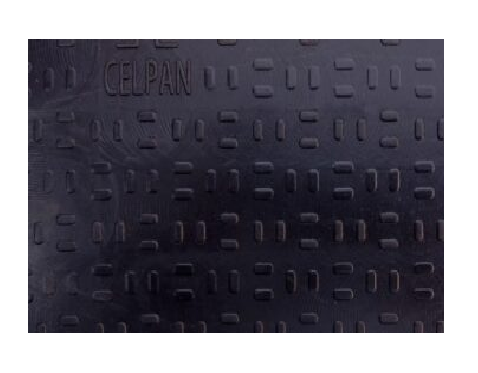 PISO DE BORRACHA 50X50 GRÃO DE ARROZ