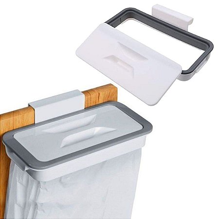 Kit 2 Lixeiras de Cozinha Suporte Gaveta Moveis Cesto Para Porta Saco De Lixo