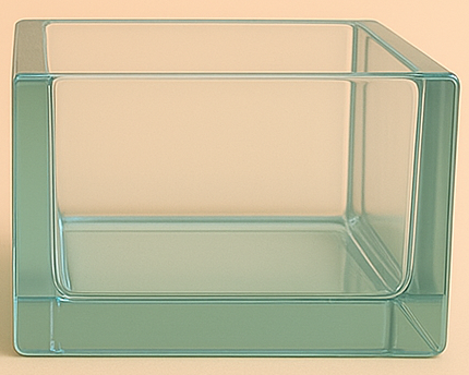 Base em vidro temperado de alta resitencia . 1 cm espessura por 4 cm de altura e perfeitos para nossos frascos Square de nossa linha Signature, Perfeito para lavabos , banheiro e outros ambiente