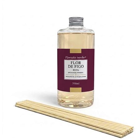 Refil Difusor Floresta Verde 500 ml - Flor de Figo