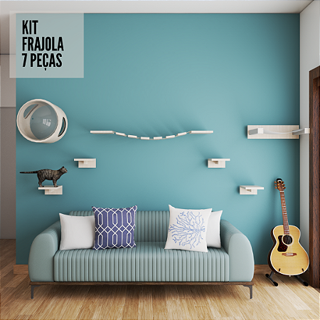 KIT FRAJOLA - 7 PEÇAS - MÓVEIS PARA GATOS