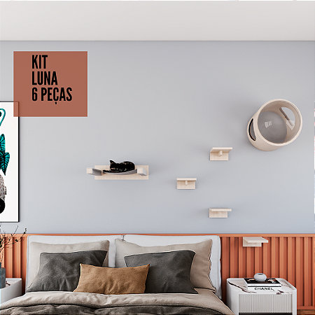 KIT LUNA - 6 PEÇAS  - Móveis para gatos