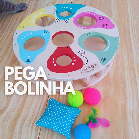 Brinquedo para gatos - Pega bolinha