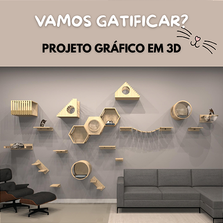 PROJETO GATIFICAÇÃO 3D - A partir de R$ 120,00