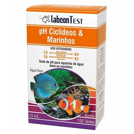 Labcon Teste pH Ciclideo e Marinho
