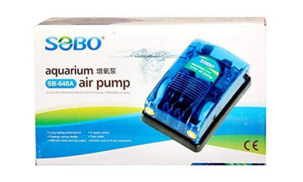 Compressor de Ar 2 Saídas SOBO SB-648 127v | Acompanha 2 metros mangueira