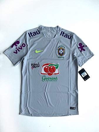 Camiseta Nike Seleção Brasileira - Comissão Técnica Cinza - CARINHA DAS  MARCAS