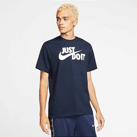 Camiseta Nike Sportswear Just Do It Azul Marinho - CARINHA DAS MARCAS