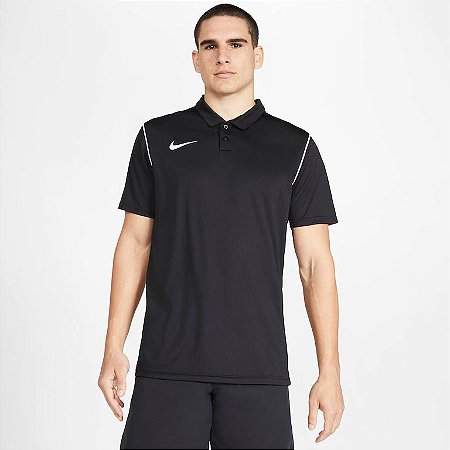 Polo Nike Masculina Dri-Fit Park  Preta- BV6879