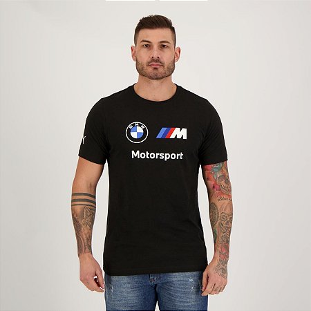 Camiseta Puma Masculina BMW Motorsport ESS-  Preta  632358