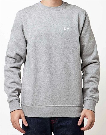 Moletom nike discount masculino cinza