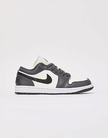 Tênis Nike Masculino Air Jordan 1  Dark Grey  - Cinza + branco DC0774 -  CARINHA DAS MARCAS