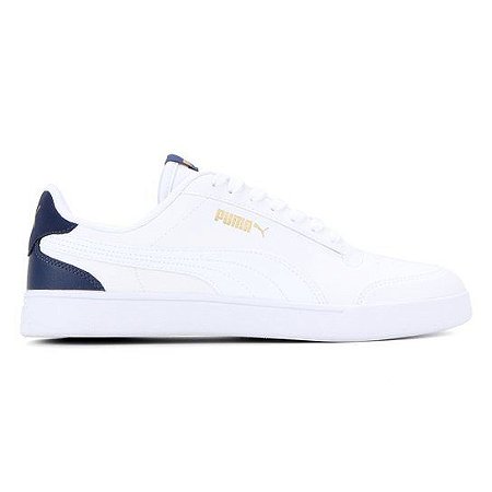 Tênis Puma Masculino Shuffle BDP  - Branco+ Azul