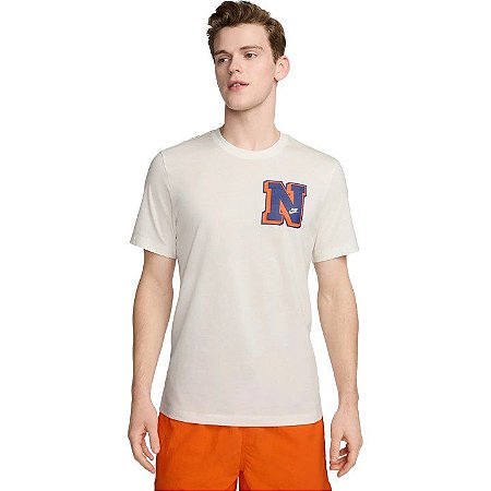 Camiseta Nike Masculina Athletics - Creme FV3772