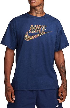 Camiseta Nike Masculina SS Crew Neck - Azul Marinho 409885