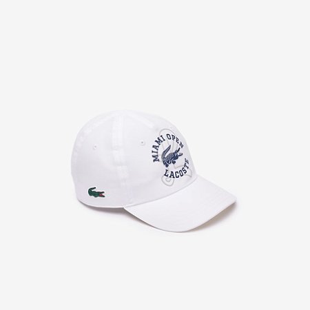 Boné Lacoste Masculino Miami Open - Branco RK7758