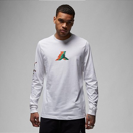 Manga Longa Nike Masculina Jordan Long-Sleeve