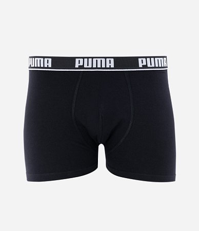 Cueca Puma Masculina Box Cotton - Preta (550)