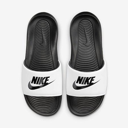 Chinelo Nike Masculino Victori One Masculino - BRANCO/PRETO - CN9675