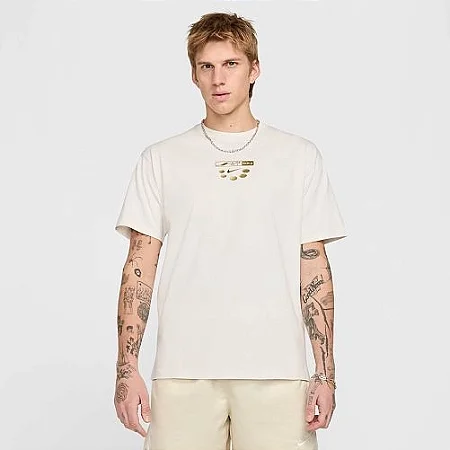 Camiseta Nike Masculina Sportswear Max90-  Creme  HJ0599