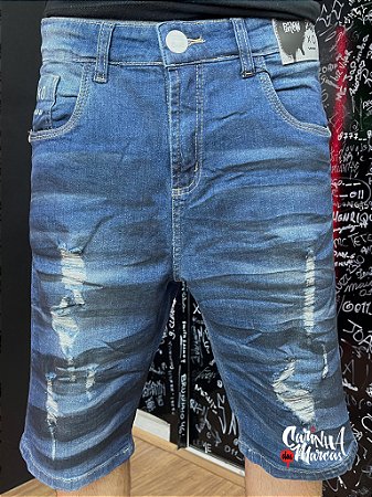 Bermuda Brow Jeans Masculina-  12290