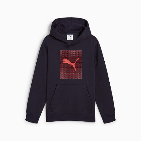Moletom Puma Masculino Ess Logo Hoodie- Roxo