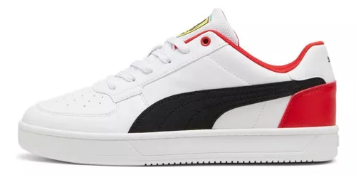 Tênis Puma Masculino Scuderia Ferrari Caven 2.0 - Branco + vermelho