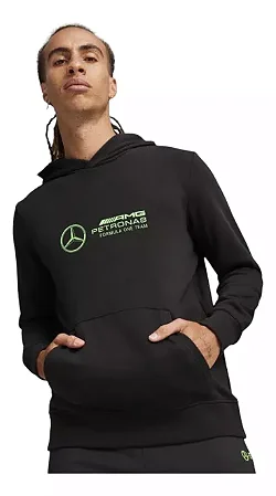 Moletom Puma Masculino Mercedes AMG Petronas - Preto