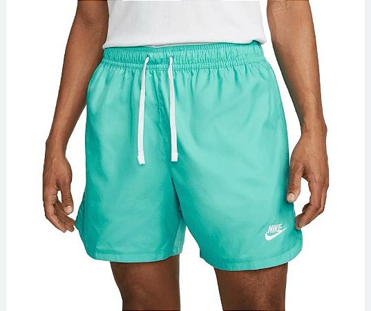 Bermuda Nike Masculina Sportswear Woven Flow- Verde água AR2382-345