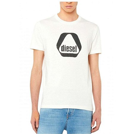 Camiseta Diesel Masculina T-Diegor 7- Branca