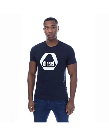 Camiseta Diesel Masculina T-Diegor 7- Azul Marinho