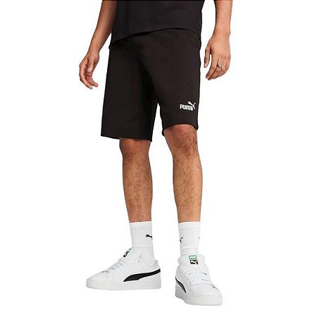 Bermuda Puma Masculina Ess No. 1 Logo Jersey- Preta