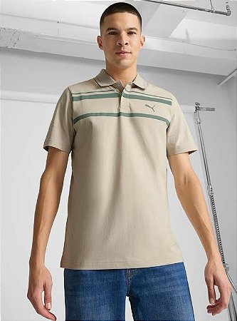 Polo Puma Mascuina Ess Elevated- Bege