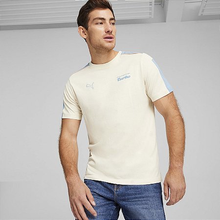 Camiseta Puma Masculina Porsche Legacy Motorsport Tee- Creme