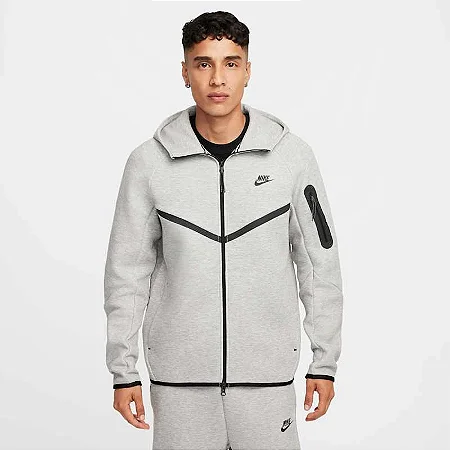 Moletom Nike Masculino Sportswear Tech Fleece-  Cinza  HV0949