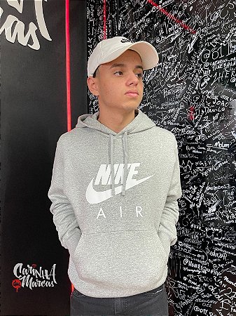 Moletom Nike Air Masculino - Cinza