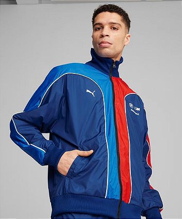 Jaqueta Puma Masculina BMW M Motorsport Archive- Azul /vermelha 628096