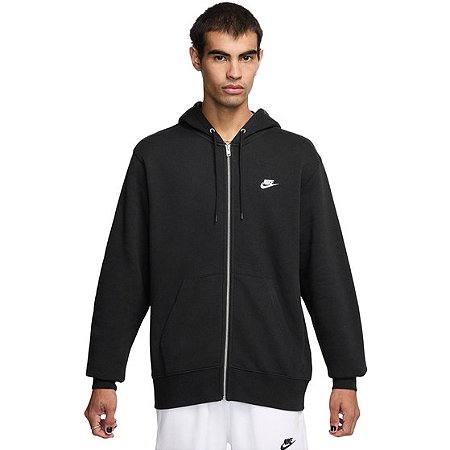 Moletom Nike Masculino Club Fleece - Preto FN3861