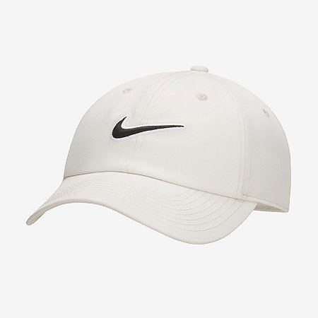 Boné Nike Masculino Club Swoosh- Creme (Tamanho M/L) FB5369