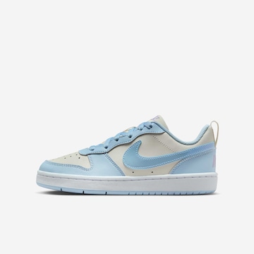 Tênis Nike Feminino  Court Borough Low Recraft - Creme/ azul IH4048