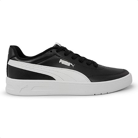 Tênis Puma Masculino Court Classic Clean BDP - PRETO/BRANCO 404440