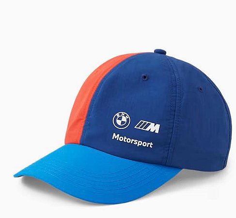 Boné Puma Masculino BMW M Motorsport Heritage- Azul/vermelho 024479