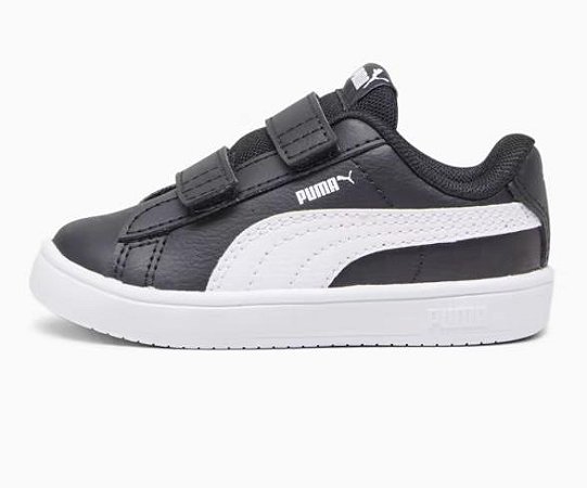 Tênis Puma Rickie Classic V Infantil - Preto/branco 394254