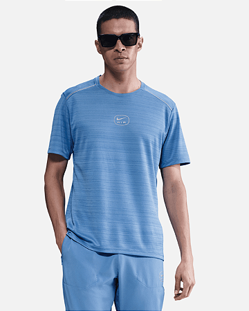 Camiseta Masculina Nike Air- Azul HM0195
