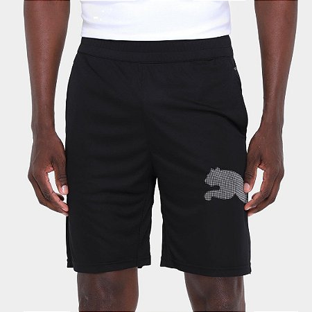 Bermuda Puma Masculina Tad Knit - Preta 527198