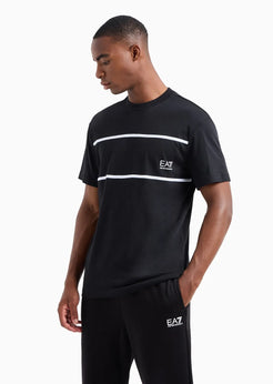 Camiseta Masculina EA7 Emporio Armani Crew Neck- Preta