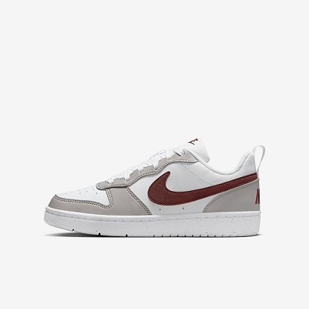 Tênis Nike Feminino Court Borough Recraft - Bege/Branco/Marrom - FZ1024