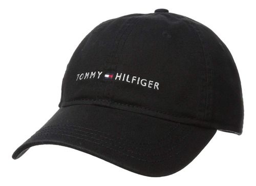 Boné Tommy Hilfiger Logo Masculino- Preto